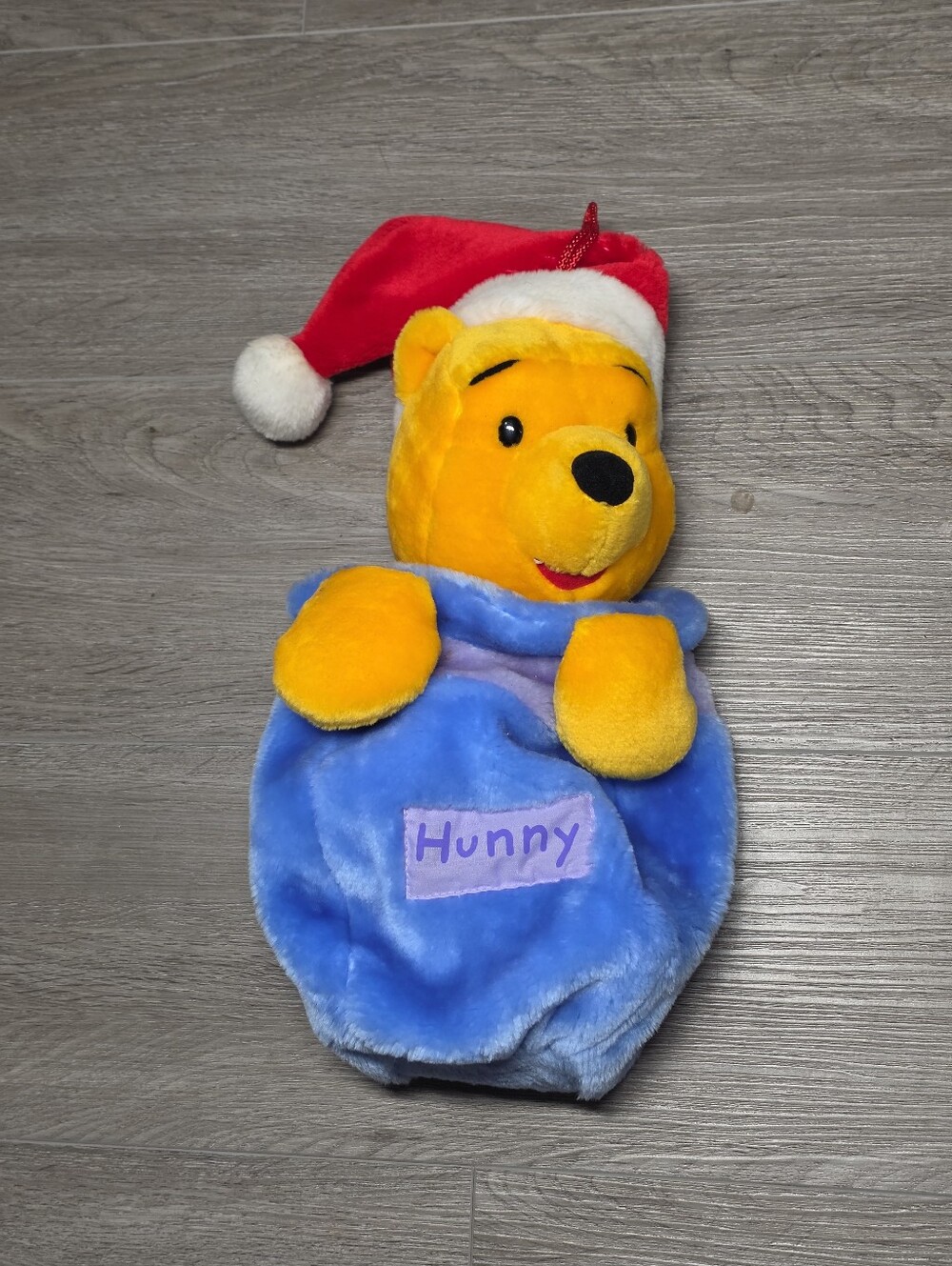Disney Winnie The Pooh Christmas Stocking 3D Honey Pot Plush